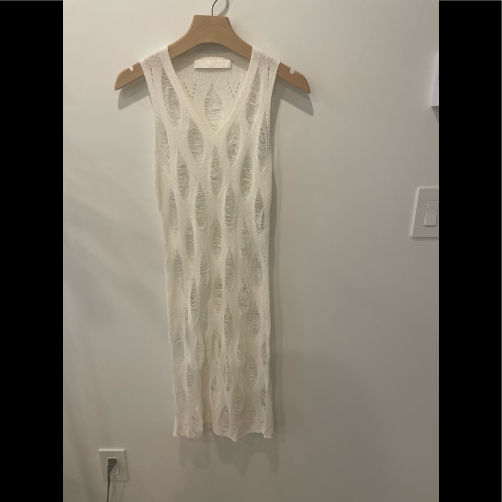 2022 spring Dion Lee NET DISTRESSED MINI Dress - Picture 16 of 16